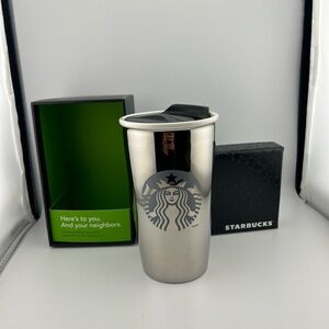 Starbucks Silver Travel Mug